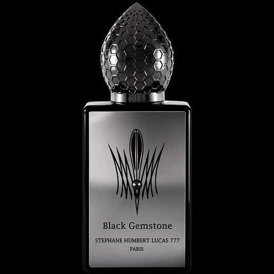 black gemstone