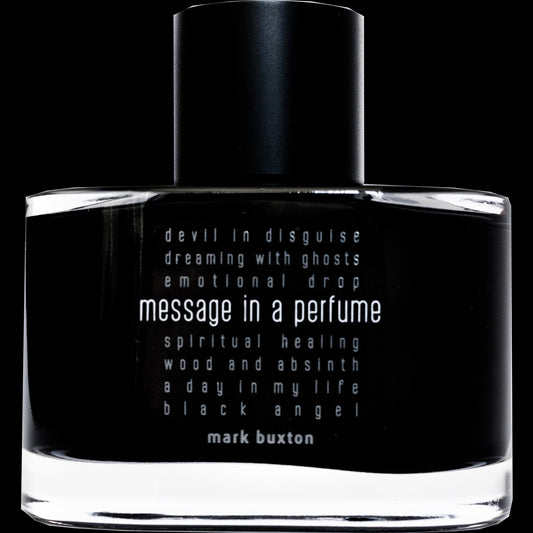message in a perfume